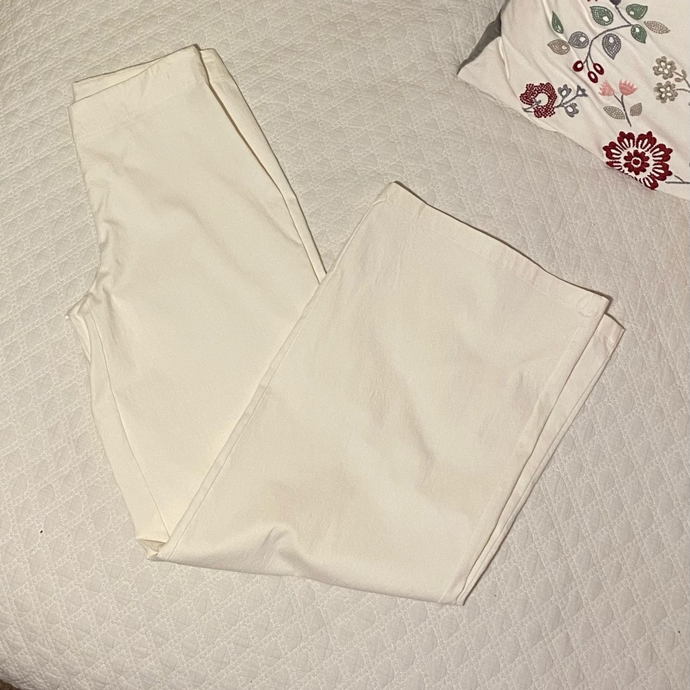 Wide Leg White Pants